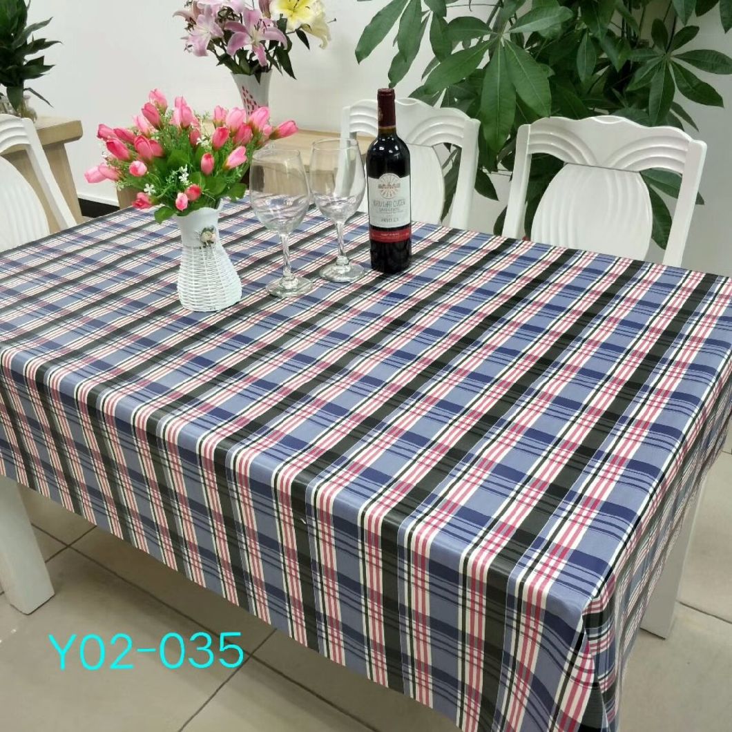 UV Printing Way Wipe Clean Dining Oil Proof Table Cloth