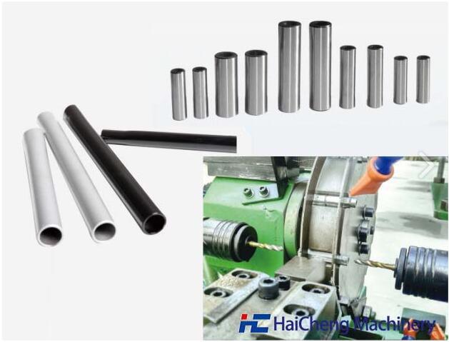 CNC Pipe Tapping and Drilling Machine Working From Both Ends