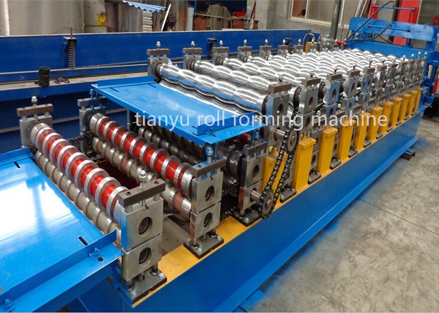 South Africa Double Layer Corrugated Roof Sheet Making Machine