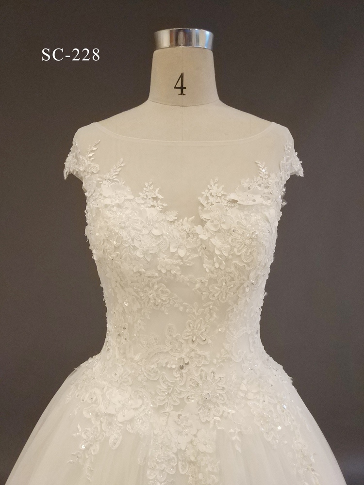 2018 Fashion Latest Wedding Dresses Plus Size for Bride