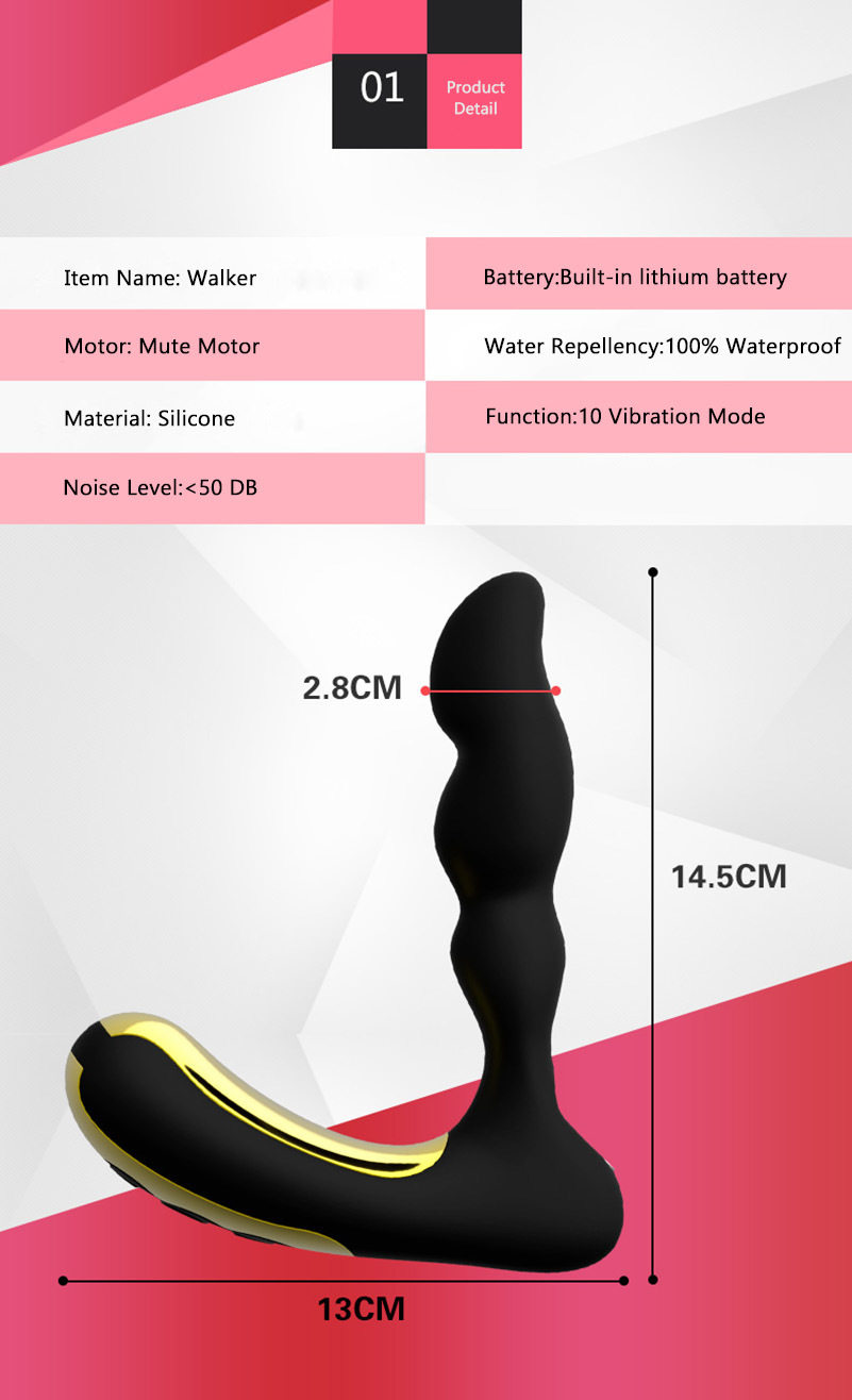 Prostate Massager Anal Sex Toys for Men Remote Control Prostate Massage Anal Butt Plug Sex Vibrator