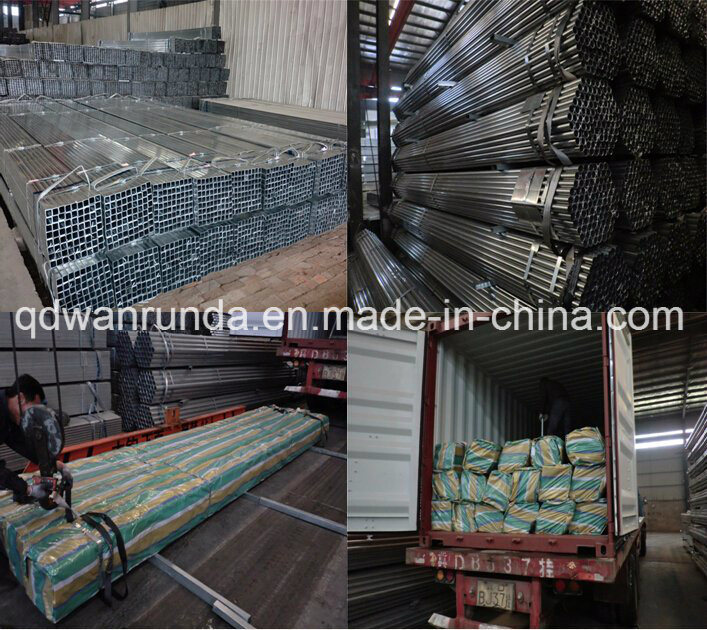 Square Pre Galvanized Steel Pipe and Steel Tube