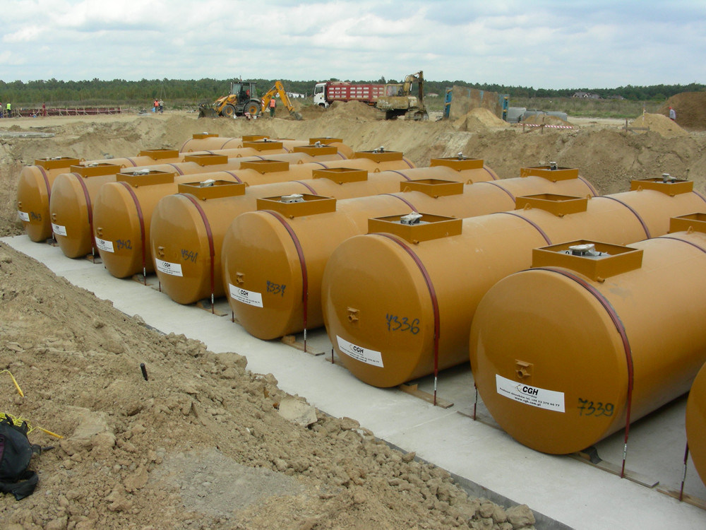 20000L Buried Underground Petrol Tank for Gas Station