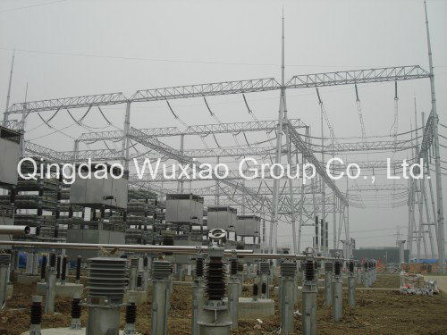 Steel Substation Structure Framework for Power Transmission