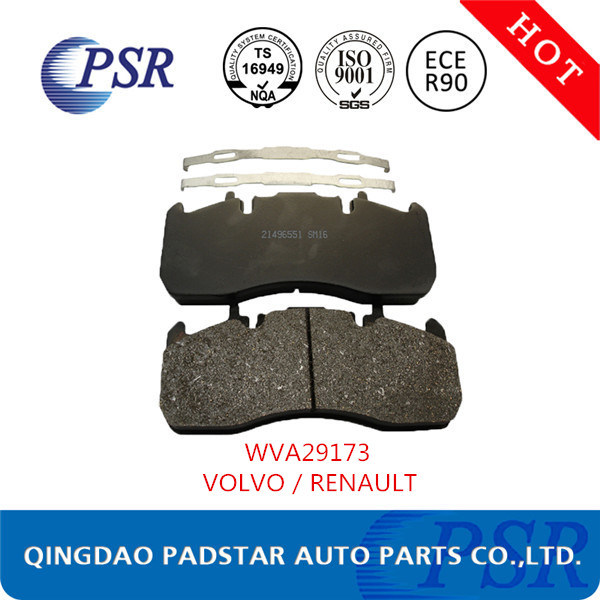 Chinese Wholesaler High Performance Truck Parts Brake Pad 29173 OE 20568712 for Volvo /Mercedes-Benz/Renault