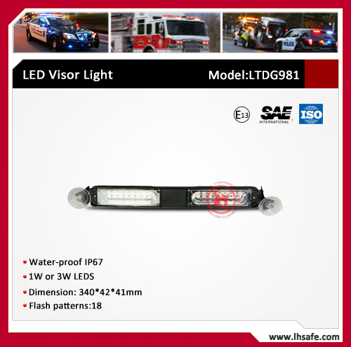 LED Warning Visor Light (LTDG-981)