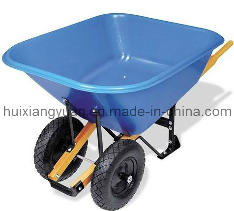 Wb5017 Garden Wheel Barrow, Galvanized Wheelbarrow