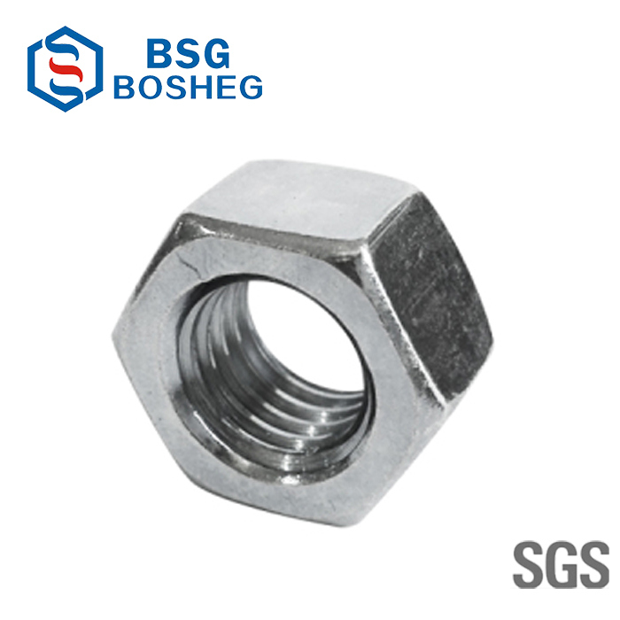 High Quality Zinc Plated Carbon Steel Grade 4/8 Hex Nut Manufacturer M2-M60