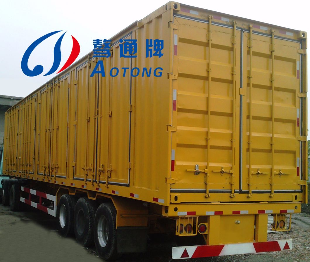 Heavy Duty Trailer 3 Axles 50t Cargo Transport Semi Tralier for Sale