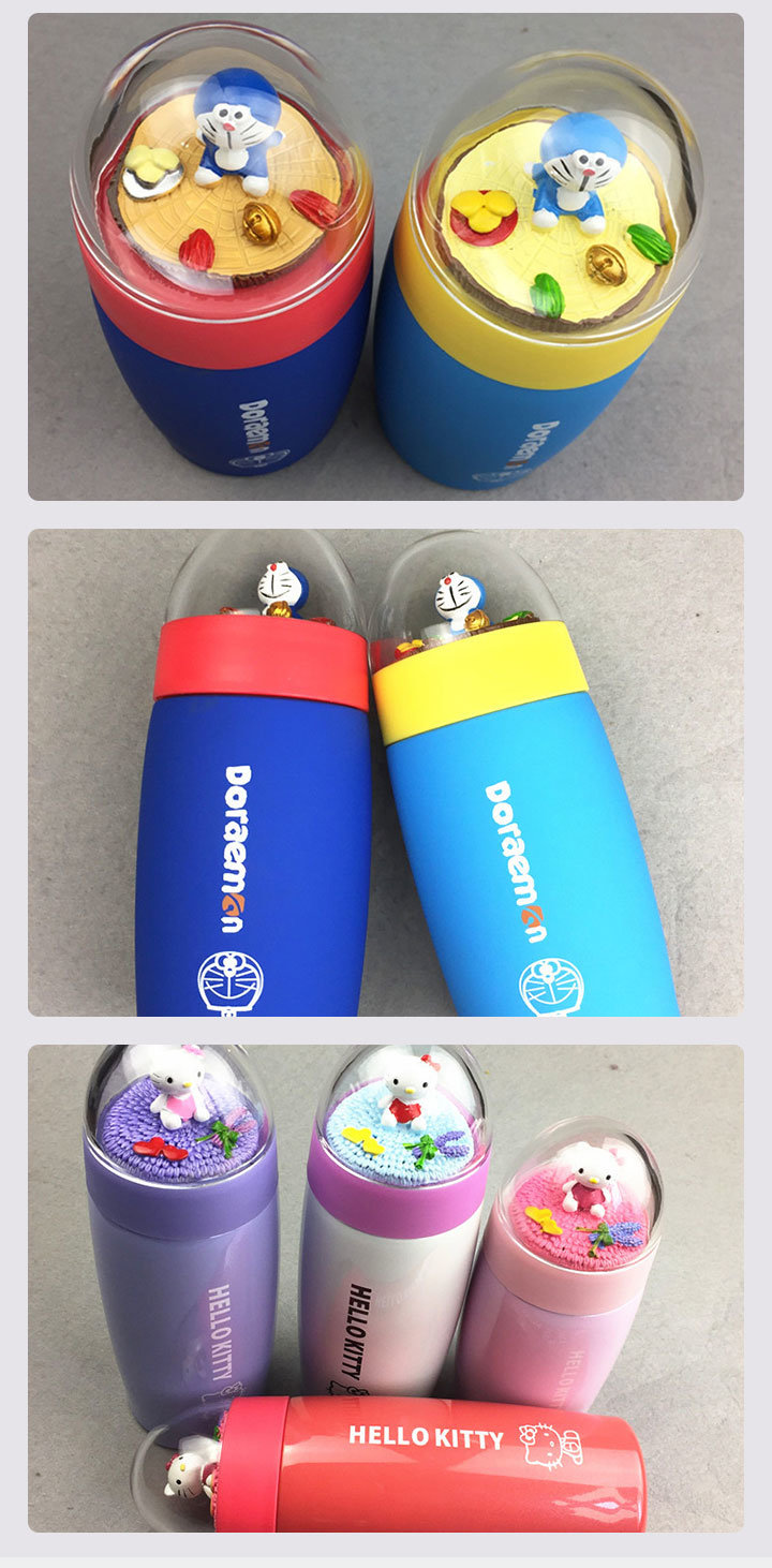 Creative Cartoon Micro-Landscape Stainless Steel Vacuum Thermos Cup