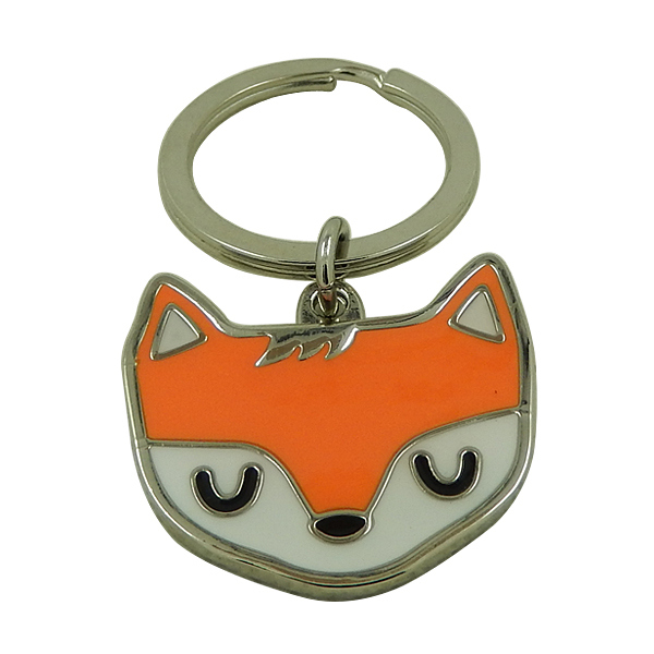 Metal Enamel Icecream Keyring