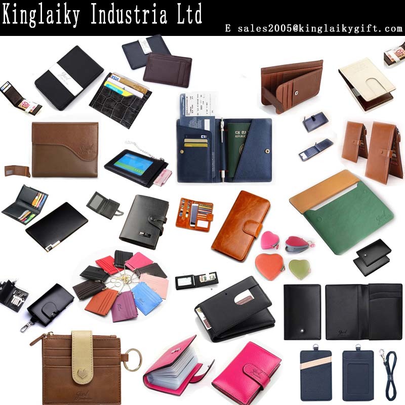 New Design Leather Men Wallet for Promotional Gift