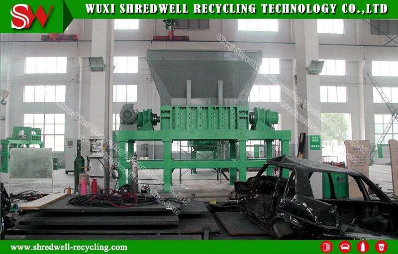 Double Shaft Crusher for Recycling Scrap/Waste Tire