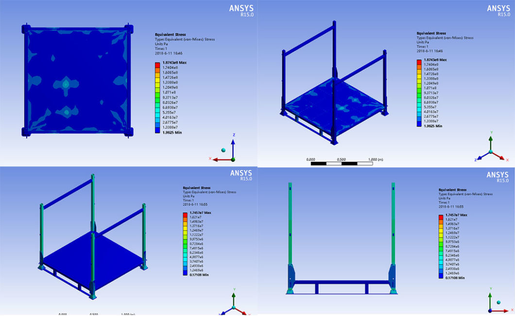 Factory Direct Steel Tube Stacking Pallet Rack for Cold Storage