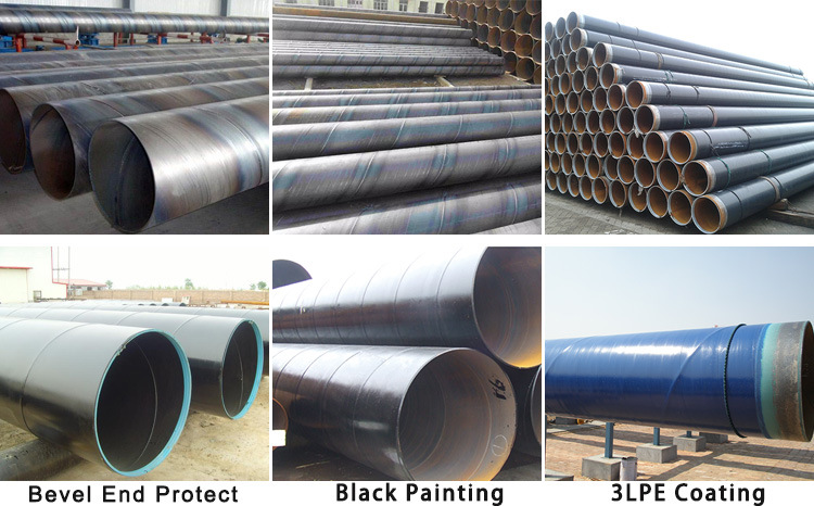 API 5L Grade B Psl2 SSAW CS Steel Pipe for Oil Industry