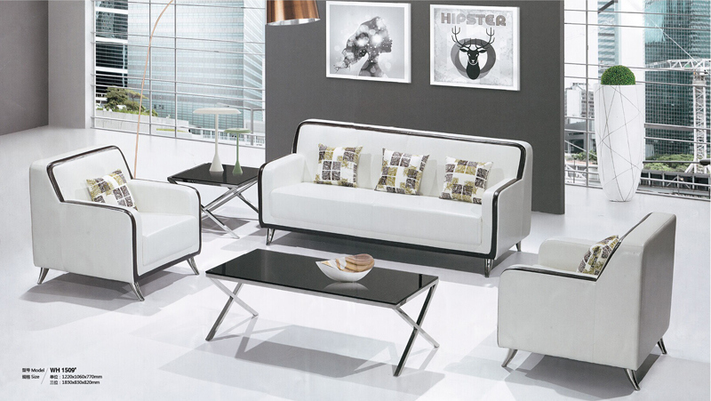 Modern Style PU Furniture Office Sectional Corner Sofa