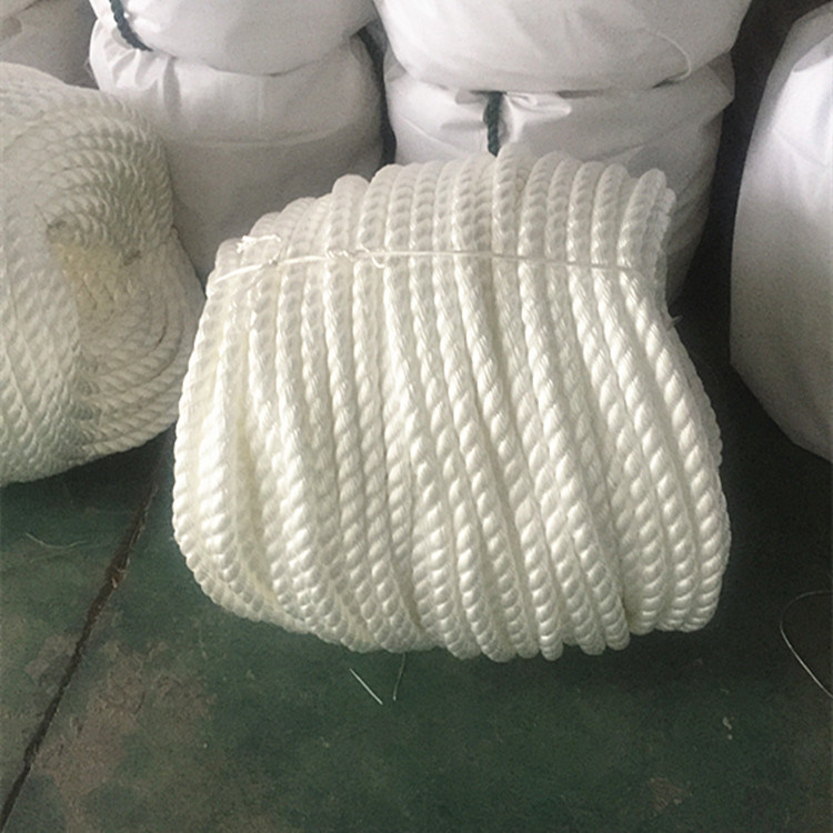 Wholesale 10mm Marine 3-Strand UHMWPE Rope Marine Towing Rope