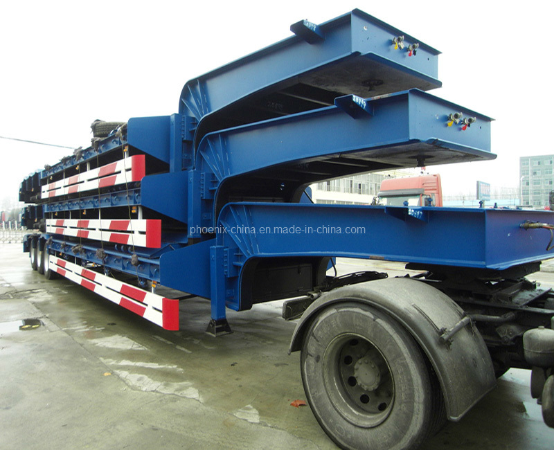 Low Bed Trailer 3 Axles 80-100 Tons