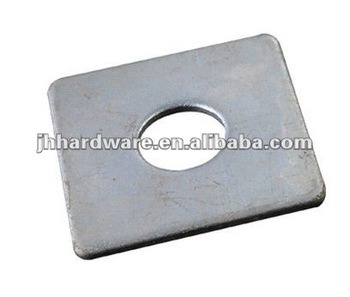 Hot DIP Galvanized Square Washers with Sloted Hole