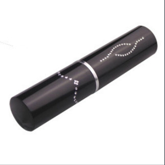 Black Aluminum Lipstick Stun Gun with Flashlight (SYSG-213)