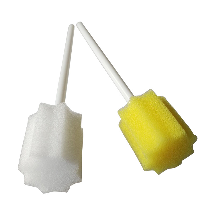 Medical Using Sterile Disposable Sodium Bicarbonate Personal Care Sponge Foam Oral Mouth Swab
