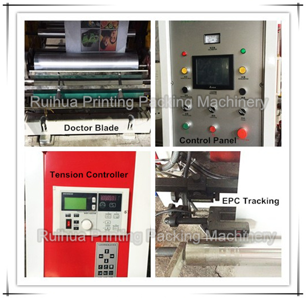 Flexography Multicolor Paper Printing Machine for Rolls