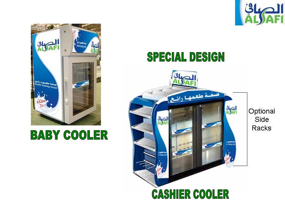 Counter-Top Cashier Display Cooler for Supermarket & Store Shop