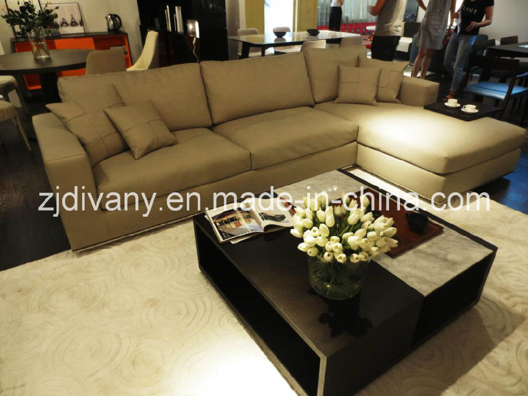 Modern Style Living Room Leather Sofa Furniture (D-72)