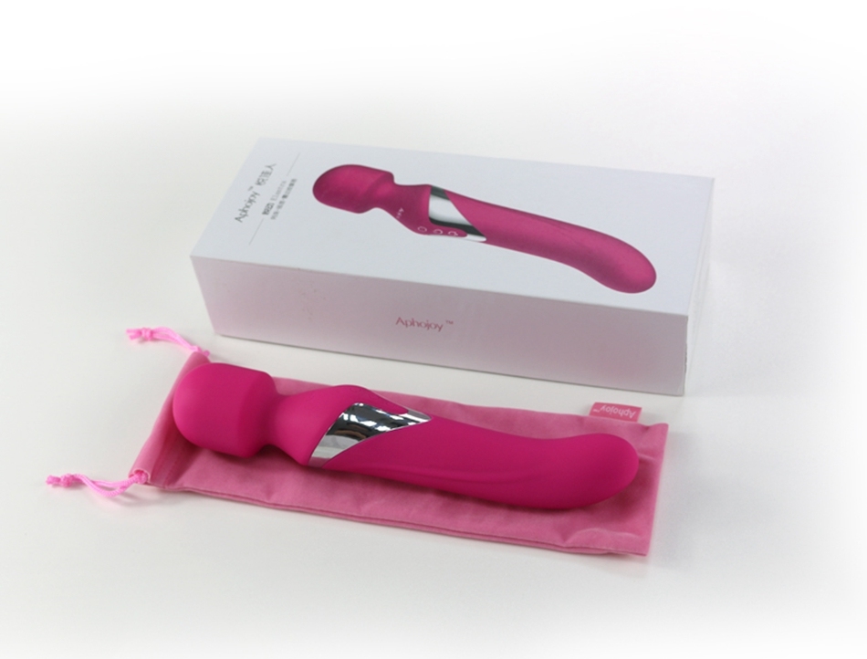 Elantra Dual Penetrations Luxury Magic Wand Rechargeable Silicone Waterproof Multi-Function Wand AV Vibrator for Women