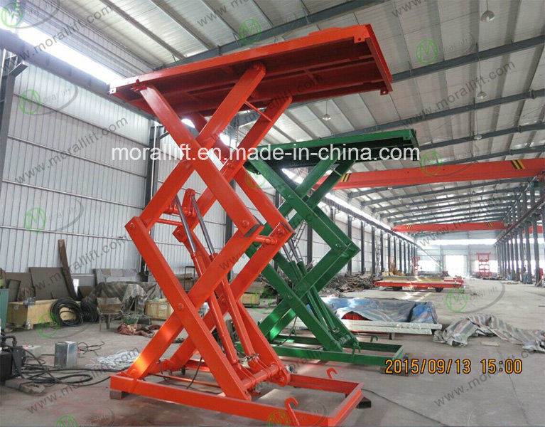 Hydraulic Scissor Car Lifting Equipment with CE fro Sale