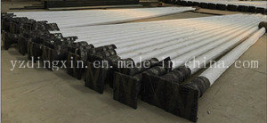 Hot Galvanized Steel Pole 12m with Conical Shape Pole or Ocatagonal