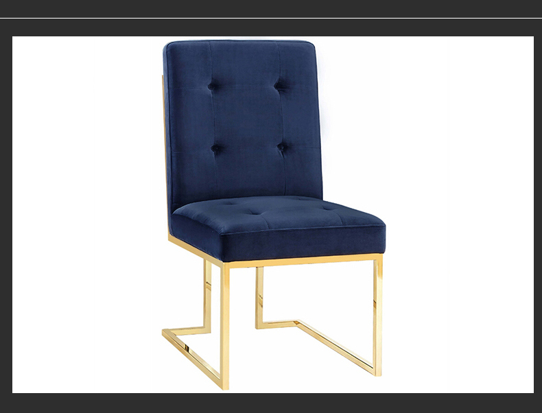 Italian Furniture Dining Set Bar Chair High Chair Velvet Chair