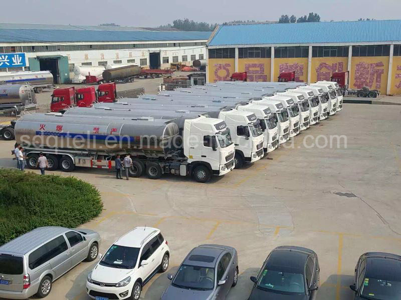 China 3 Axle Utility Tanker Trailer / Stainless Steel Tanker Semi Trailer for Sale