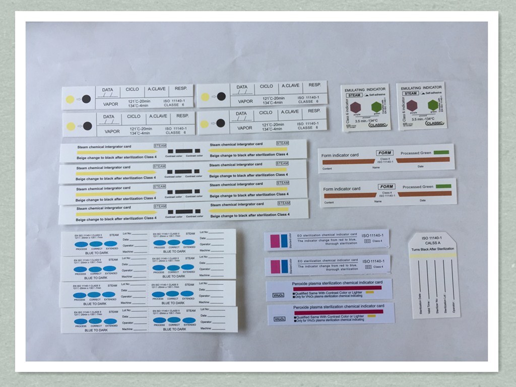 Dental Supplies for Eo Gas Indicator Strips and Cards