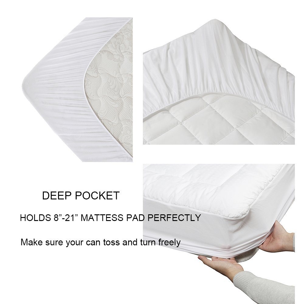 Plain Style and Bed Bug Proof Waterproof Mattress Protector