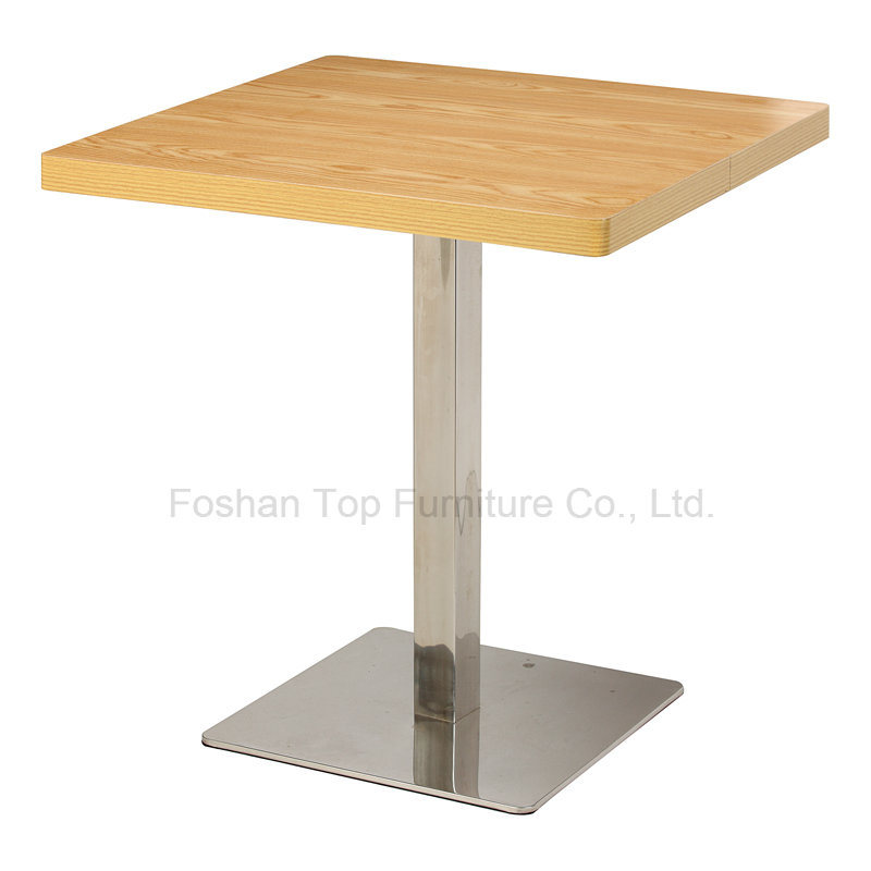 European Style Square Restaurant Dining Table