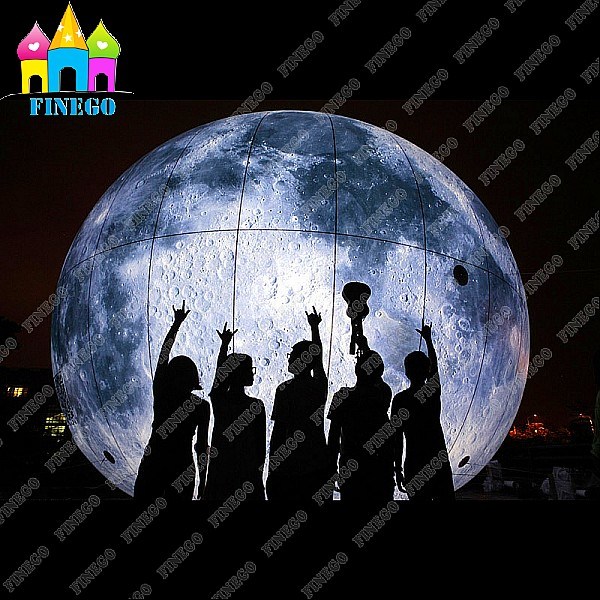 Advertising Outdoor Airblowing LED Moon Lighting Mars for Park Decoration