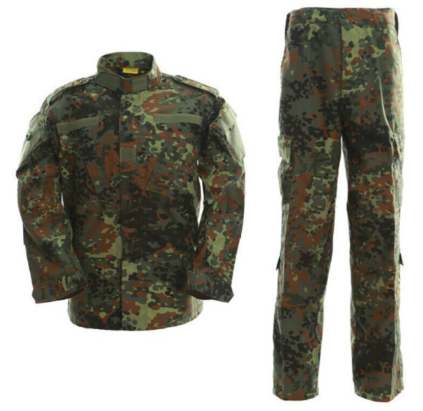 German Jungle Camouflage Military Uniform Hunting Suit Tactical Wargame Uniform