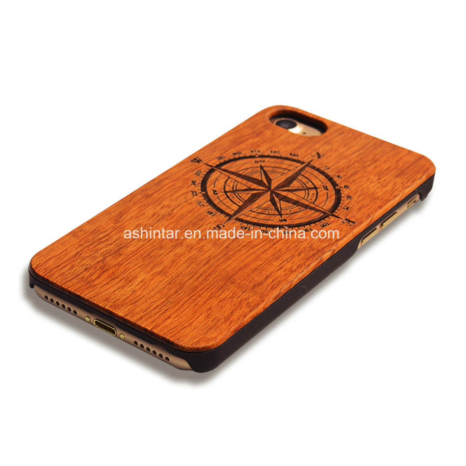 Retro Plastic+Wood Skull Case for iPhone Case Engraving Design Mobile Phone Case for iPhone