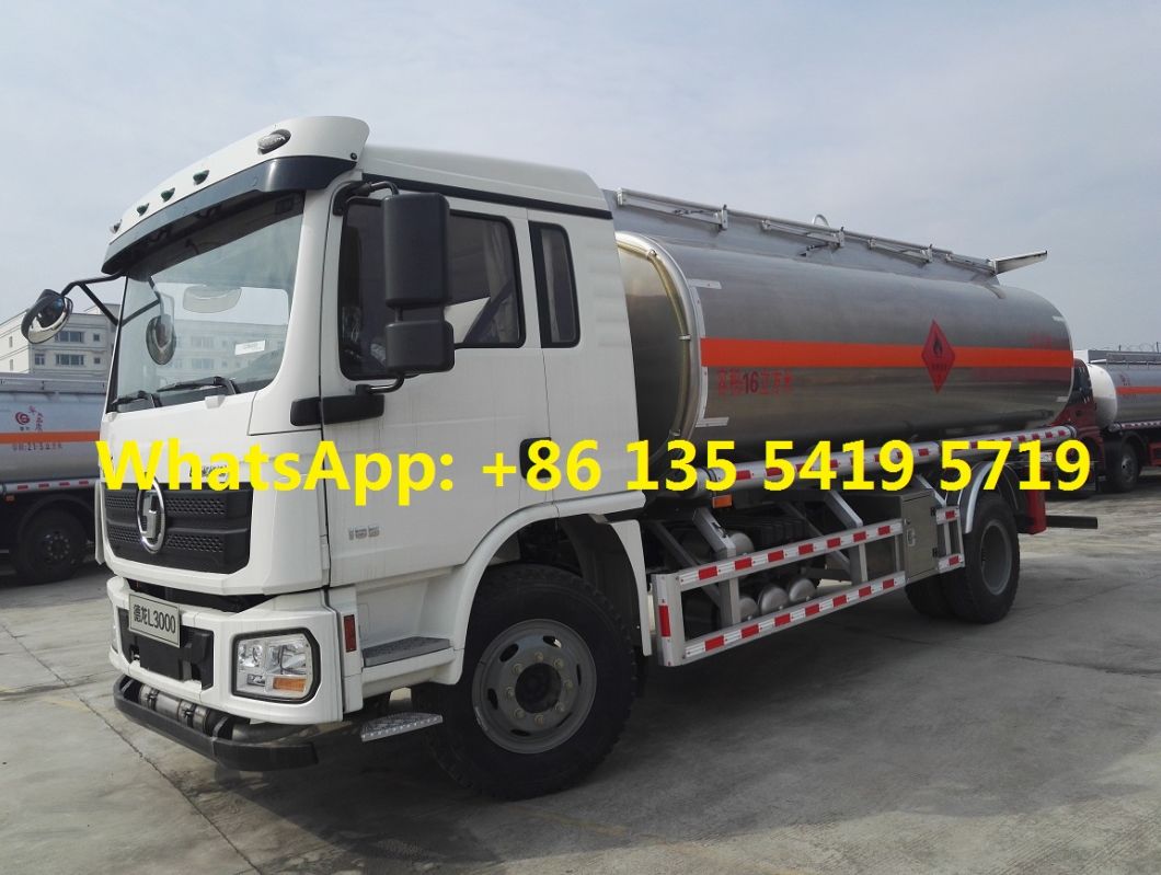 Shacman M3000 4X2 180HP Fuel Tank Truck 16m3 Fuel Bowser 16000L Oil Tanker Truck