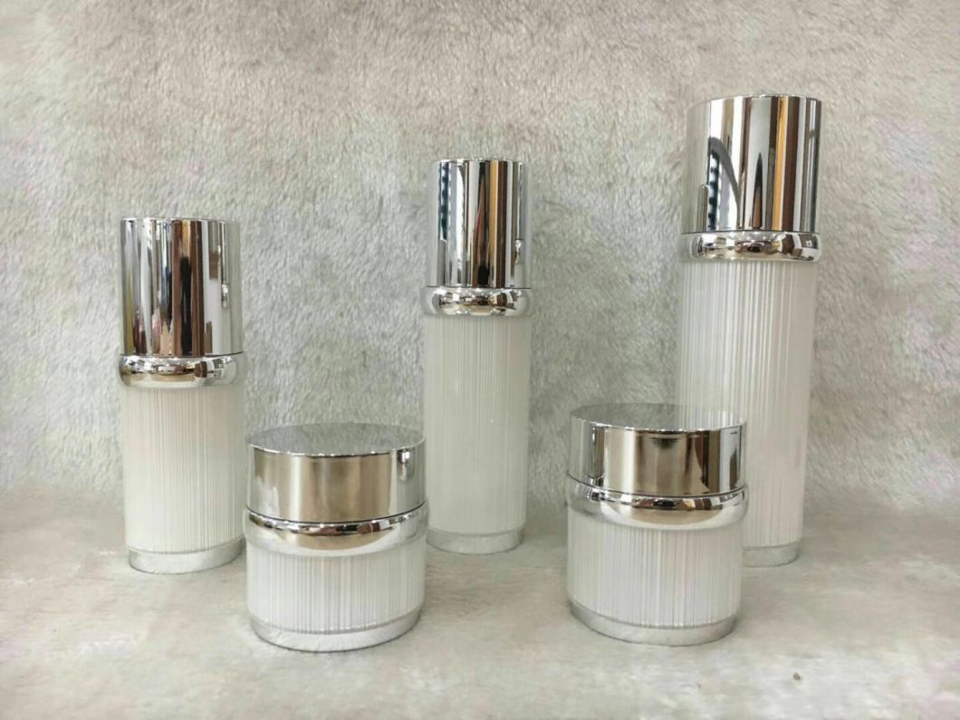 Plastic Lotion Bottles and Cream Jars for Cosmetic Packaging