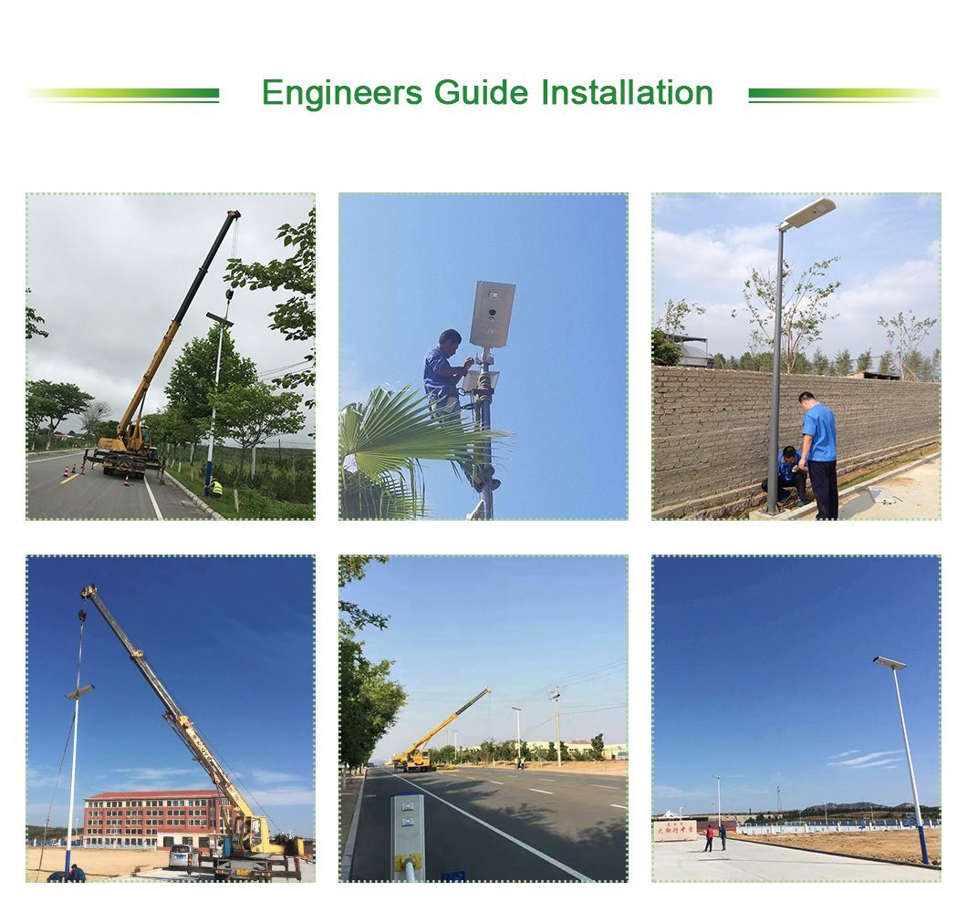 Government Project 30W Integrated LED Solar Street Light