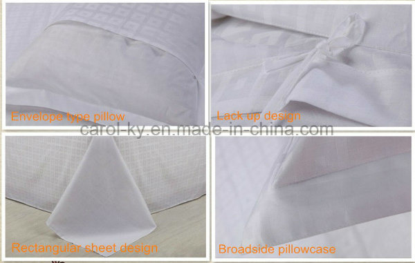 Jacquard Cotton Bed Sheet Hotel Bed Linen