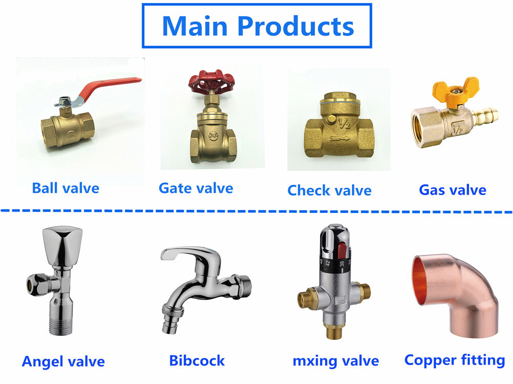 Brass Long Stem Seat Fixed Ball Valve with Nipple