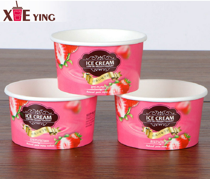 Disposable Printed Ice Cream Paper Cups