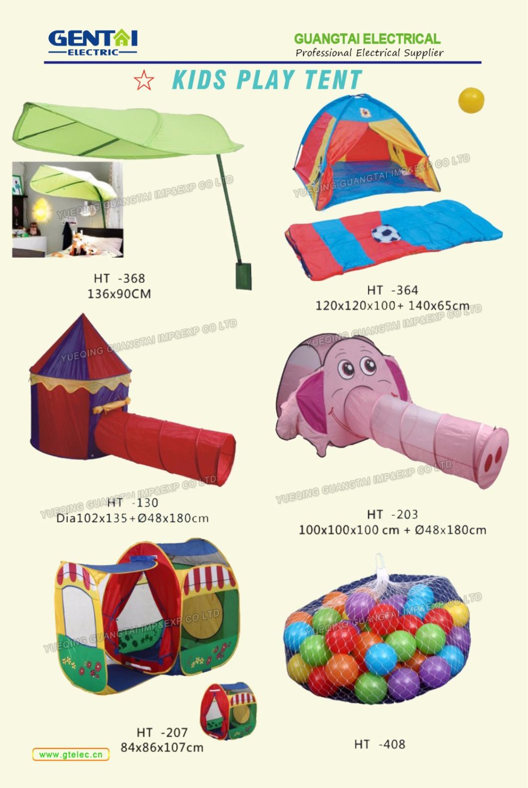 Foldable Kid Play Ball Tent