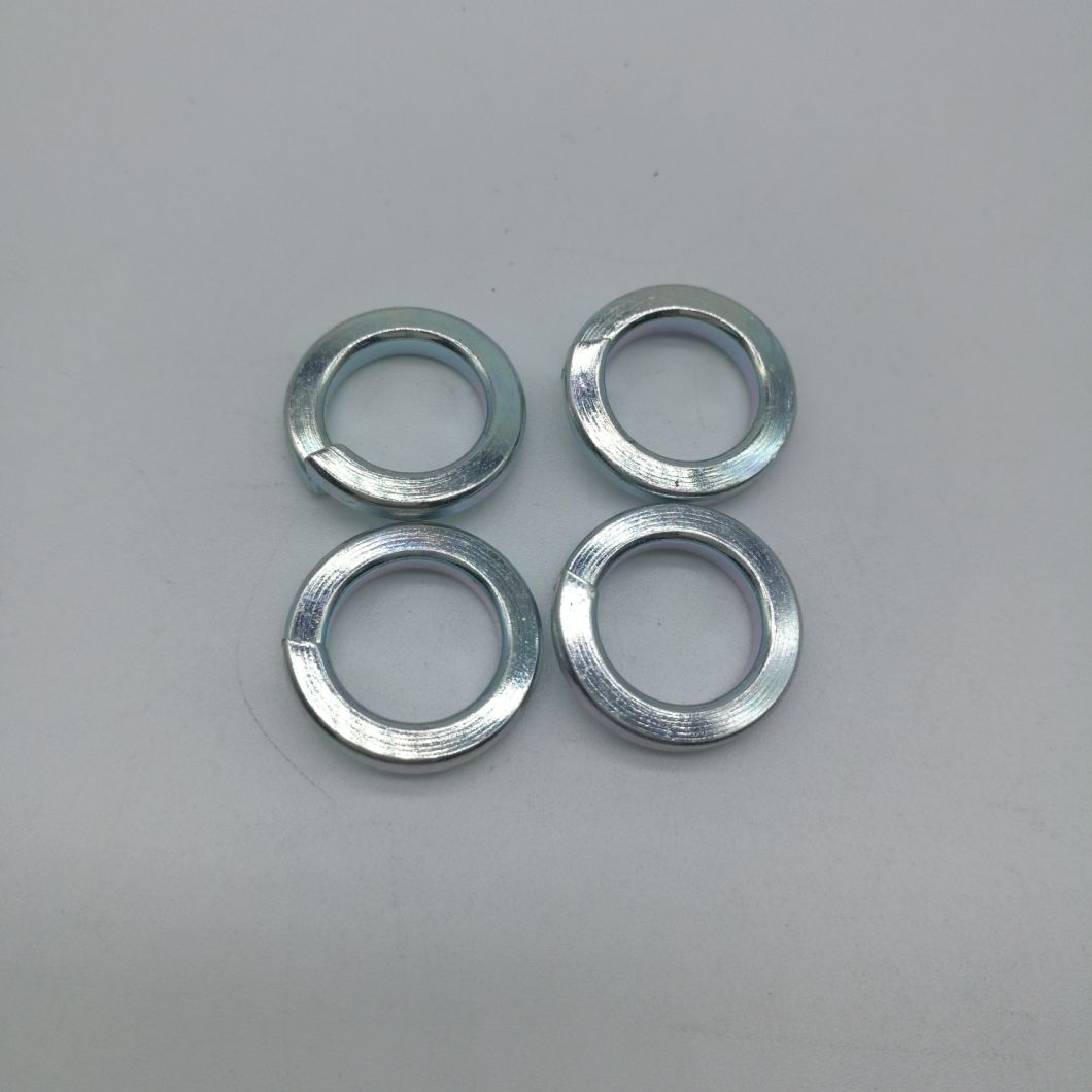 DIN127 Blue White Zinc Plated Spring Lock Washers with Steel