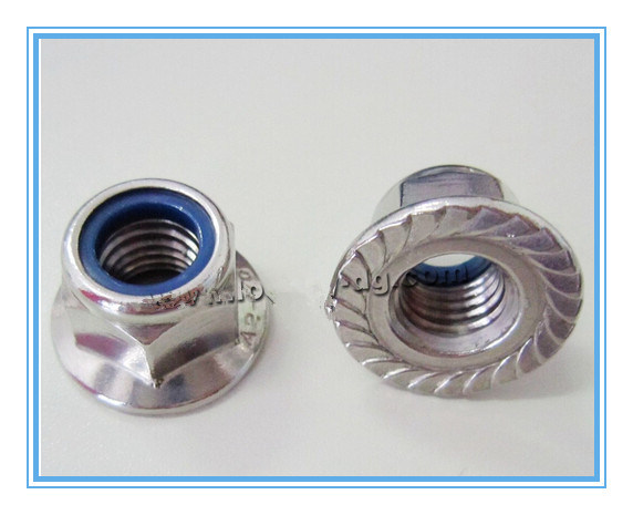 M3-M30 of Nylon Hex Flange Nut with Carbon Steel