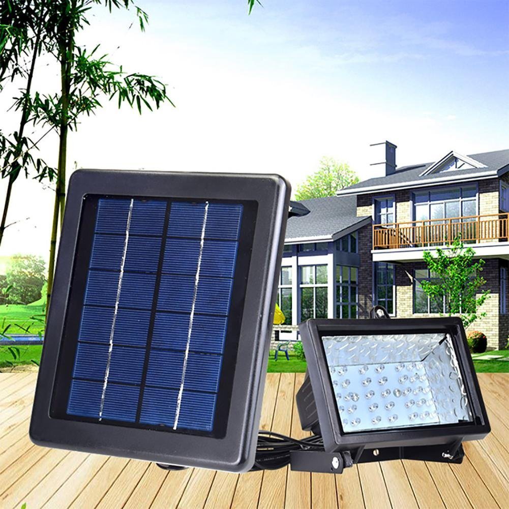 30/45/60 LED Outdoor IP 65 Waterproof Dustproof Solar Landscape Wired Spotlights with 3 Modes of Lighting