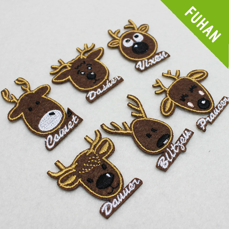 Christmas Elk Customized Embroidery Patch